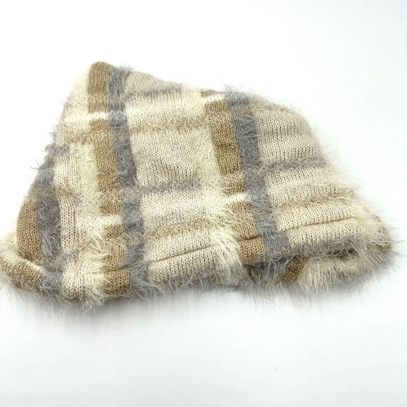 Urban Outfitters Neutral Eyelet Infinity Scarf Tan Beige - Picture 3 of 8